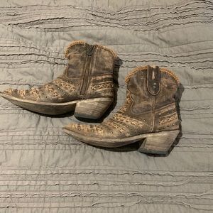 Black liberty booties